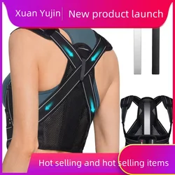 Xuanyujin-corrector de postura de joroba para hombres y mujeres, cinturón de corrección de postura antijoroba invisible, cinturón de corrección de postura de espalda y hombros para adultos, top de ropa interior invisible, Nuevo Producto popular