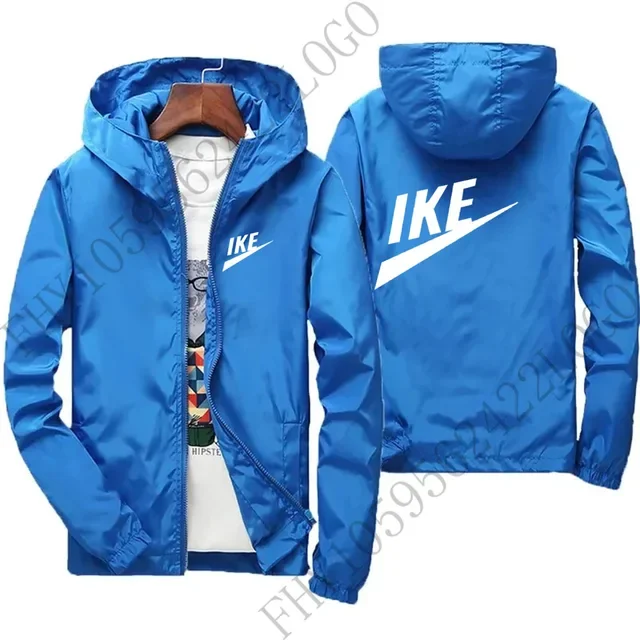 

New Spring and Autumn men's loose casual jacket outdoor wild fishing waterproof zipper men's and women's large size hooded coat