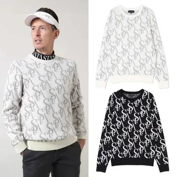 Choix parfait! ST ANDREWS Vêtements de golf d'automne pour hommes, tissus de haute qualité, haute élasticité, pulls tricotés de luxe à la mode!