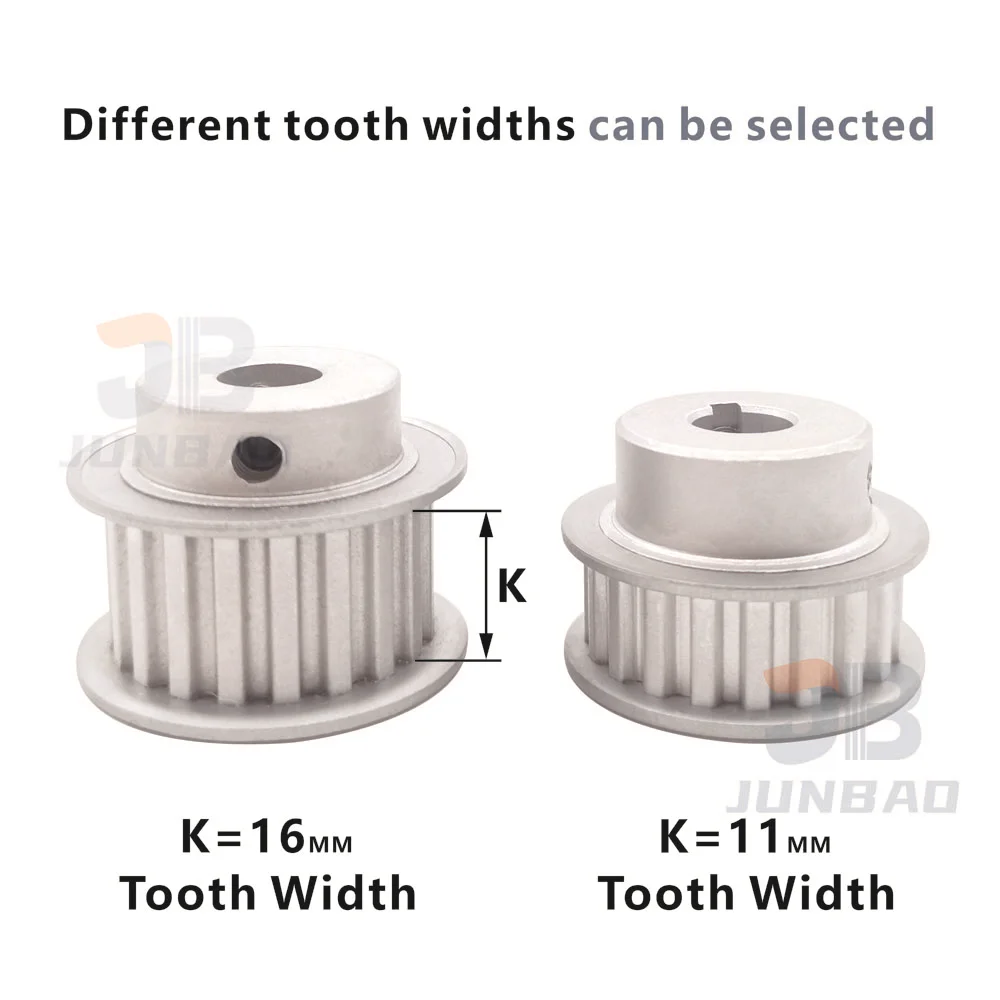 XL BF Type 32 34 36 38 Teeth Synchronous Belt pulley Trapezoidal Tooth width 11 14 MM Keyway Bore 5 To 30 MM 3D Printer Parts