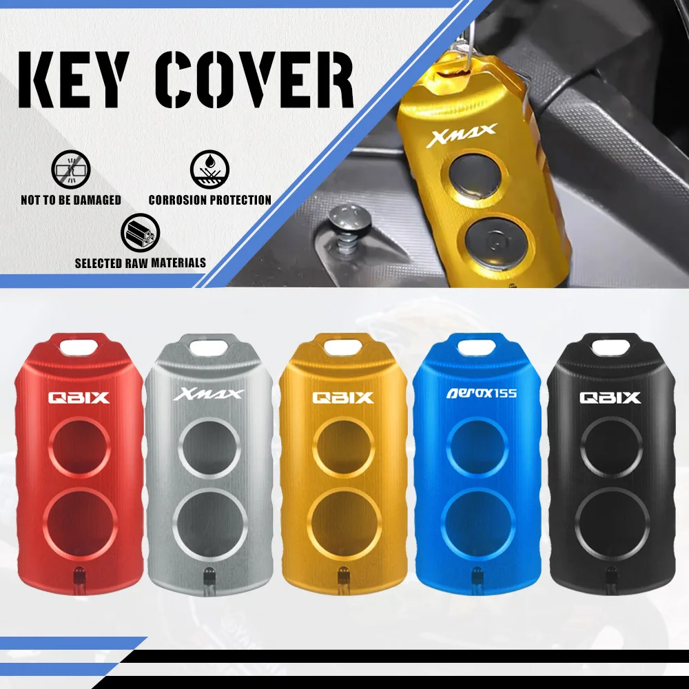 

Motorcycle Key Fob Case Remote Cover Dust Holder Key Protection For Yamaha XMAX 125/250/300/400 Aerox 155 QBIX 2015-2017-2020