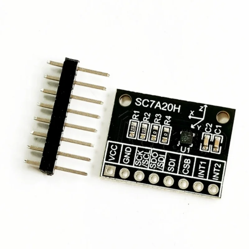 1pcs SC7A20H high-precision three-axis gravity acceleration tilt angle sensor module IIC/SPI transmission New accessories