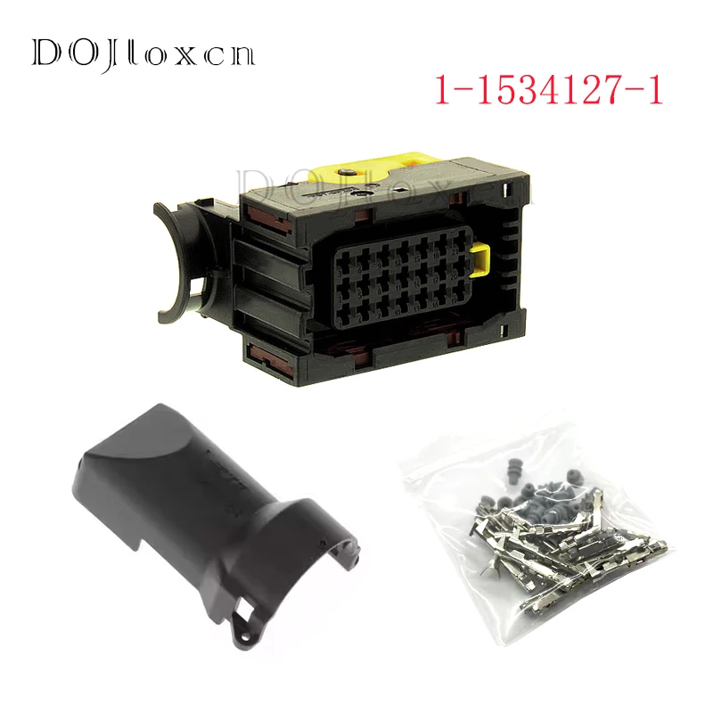 DOJIOXCN 1/5 Sets 21 Pin 1-1534127-1 American TE Tyco Connector Balck Female Wiring Socket Plug Original Authentic With Terminal