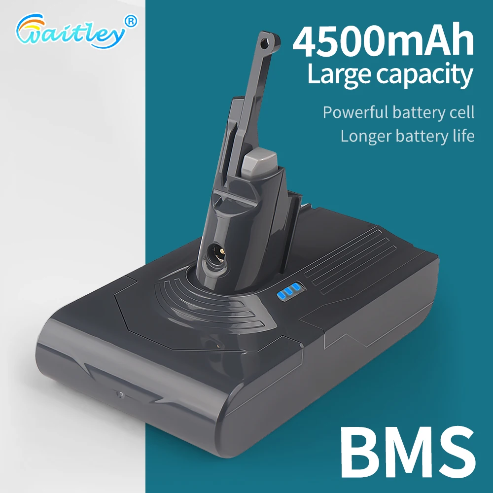 ويتلي 21.6 فولت 4.5Ah V 8 ليثيوم أيون استبدال بطارية ليثيوم لبطاريات دايسون V8 4500 مللي أمبير في الساعة مكنسة كهربائية/بطاريات سوني
