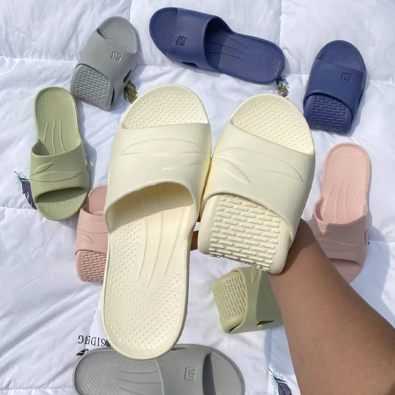 Summer New Foldable Home fashion Slippers Hotel Travel Portable Slides Non-Slip Bathing House Guest Use Men's Women's Flat Shoes