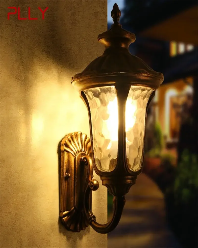 

PLLY Classical Outdoor Wall Light LED Waterproof IP65 Retro Sconces Lamp Decorative for Home Porch