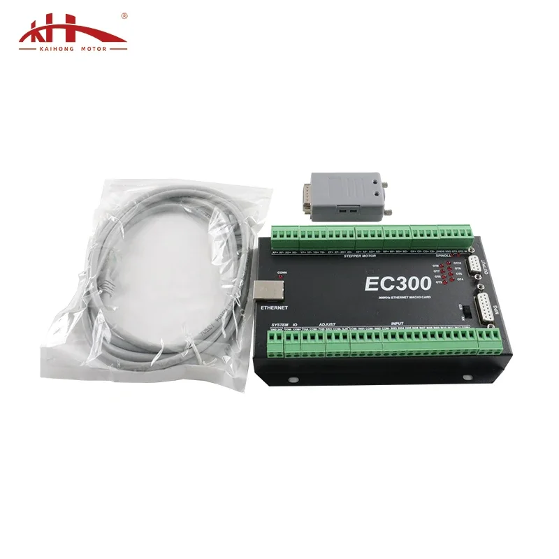 Kaihong Upgraded Mach3 Ethernet CNC Controller EC300 3/4/5/6 Axis Motion Control Card ForCNC Wood Cutting Machine