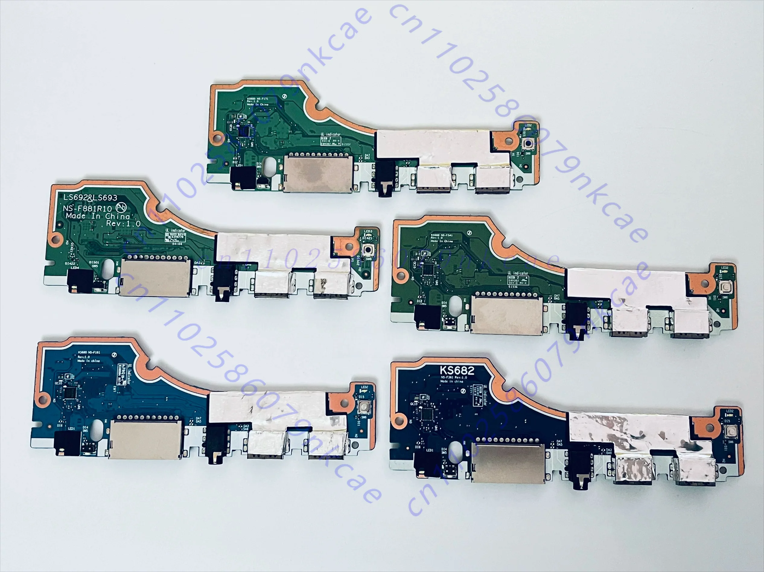 For Lenovo IdeaPad Pro 5 16IRH8 USB SD card slot, switch keypad NS-F171 NS-F161