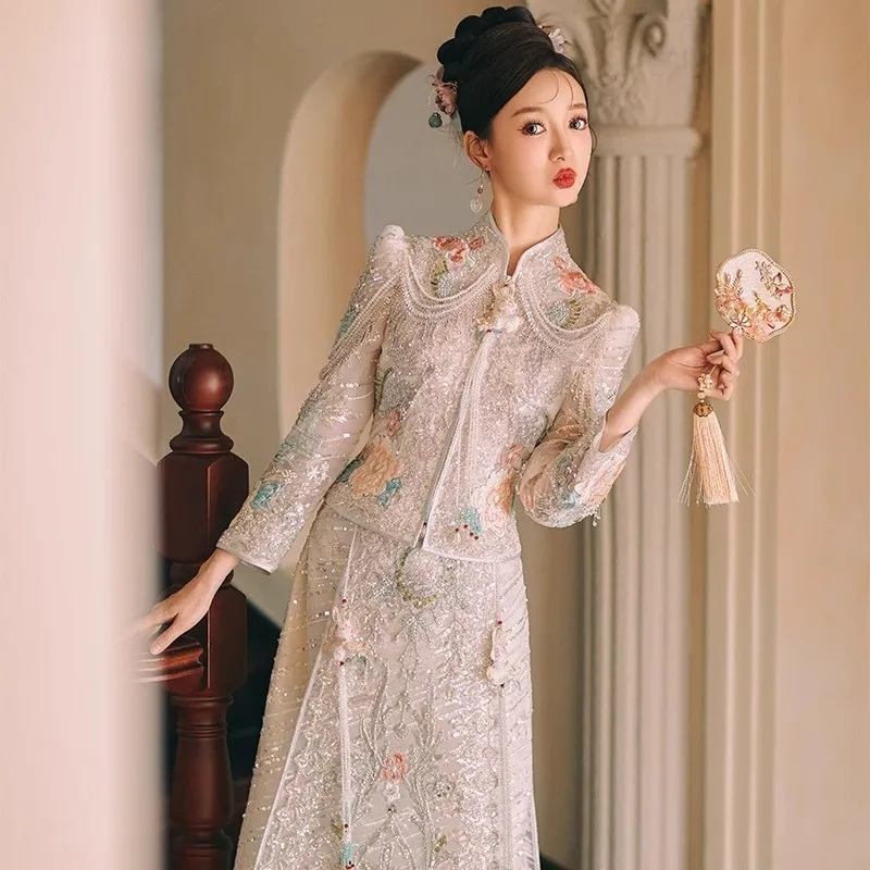 

Новое небольшое тостное платье в китайском стиле от тяжелой промышленности.