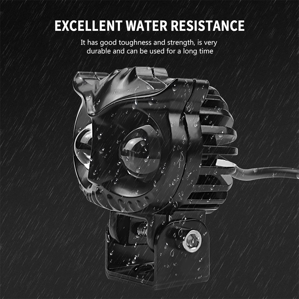 

Owl Led Double Lamp Bead Waterproof Long Life Motorcycle Car Headlamp Replacement For Atv Motorbike Accessories