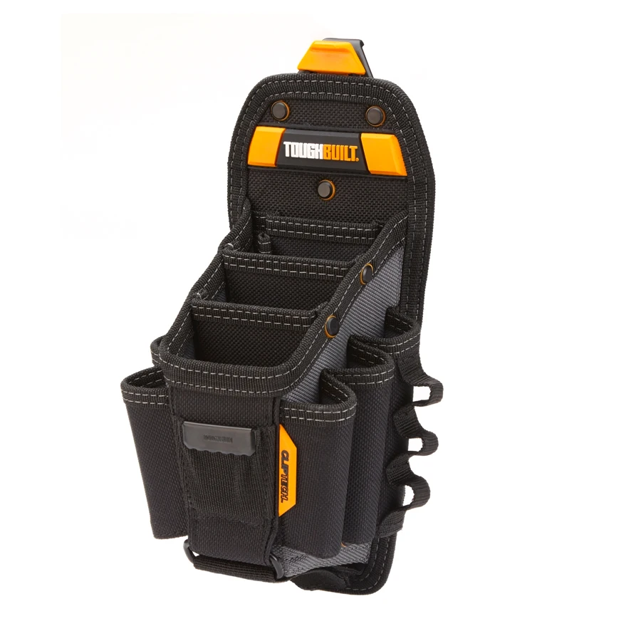 TOUGHBUILT Technician 10 Pocket Pouch Large 14 Pockets & Loop 3 Adjustable Holster 6 Snug-fit Screwdrivers TB-CT-36-L10