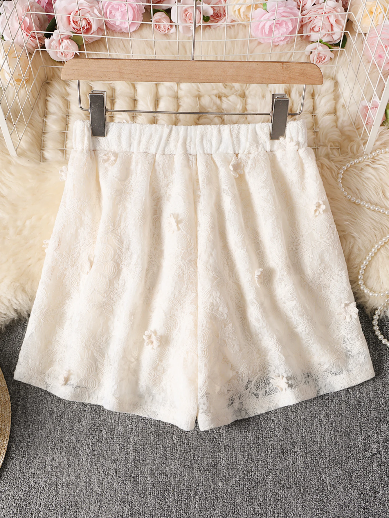 Women's Bohemian Style Spring Summer Casual Shorts Loose Fit Comfortable Length Short Pants for Ladies