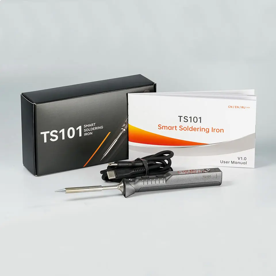 

Original TS101 Fer A Souder 65w Electric Mini Usb Smart Portable Digital Soldering Iron Kit Adjustable Temperature