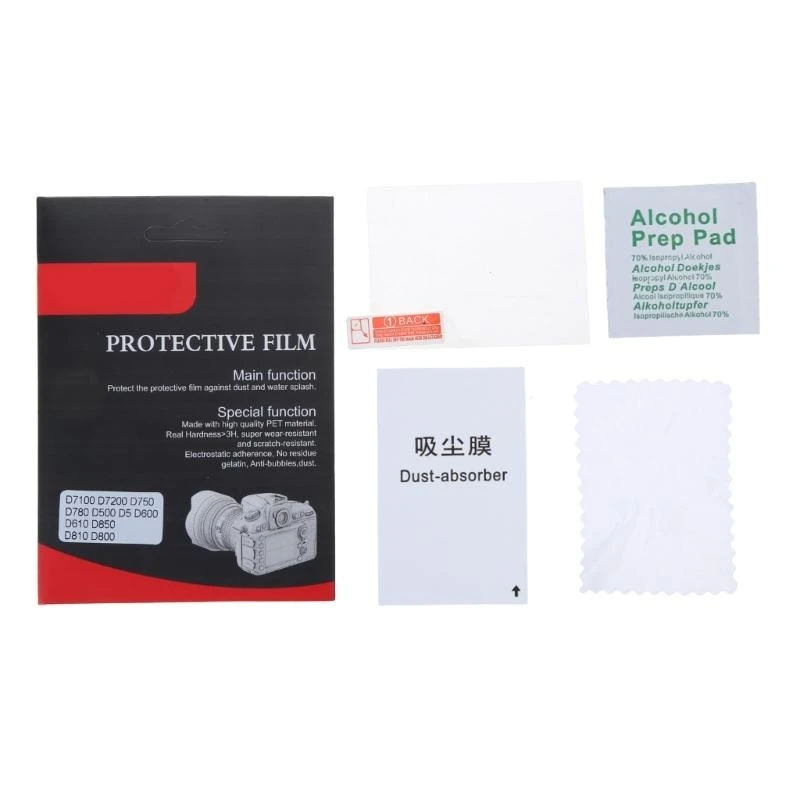 

573A Screen Protector Tempered Glass Camera LCD Guard Cover Film For D7100 D750