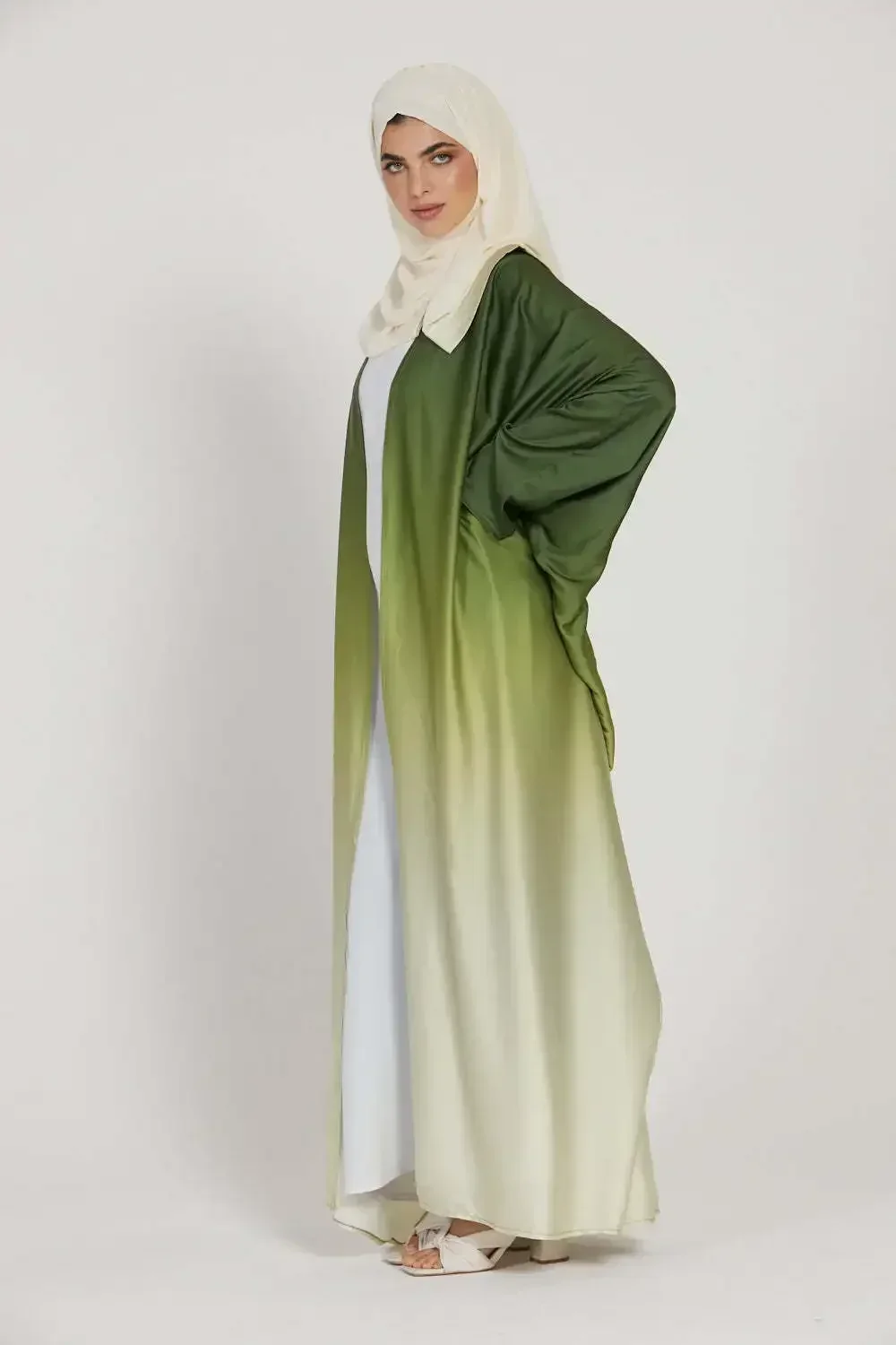 Cardigan Dubai Abaya Arab Elegant Maxi Dress Islamic Clothing Caftan Women Muslim Long Dress Kaftan Robes Women's Muslim Dress