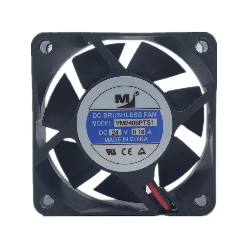 New YM2406PTS1 DC24V 0.18a 6025 6cm 60*60*25MM inverter server chassis power fan