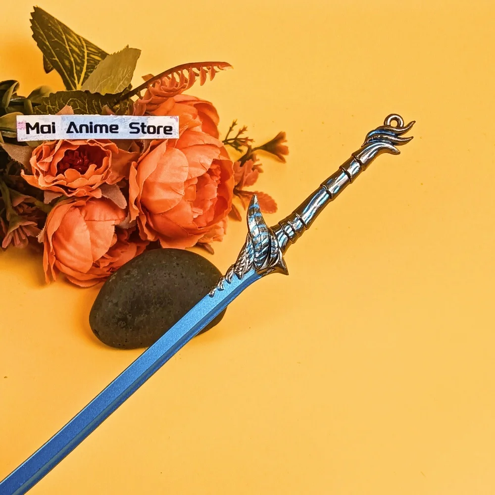 10 بوصة معدنية فيرجيل ياماتو كاتانا ياماتو اليابانية كاتانا صابر أنيمي الشيطان قد يبكي 5 السيف الحديد النينجا سكين لعبة غير حادة هدية #5