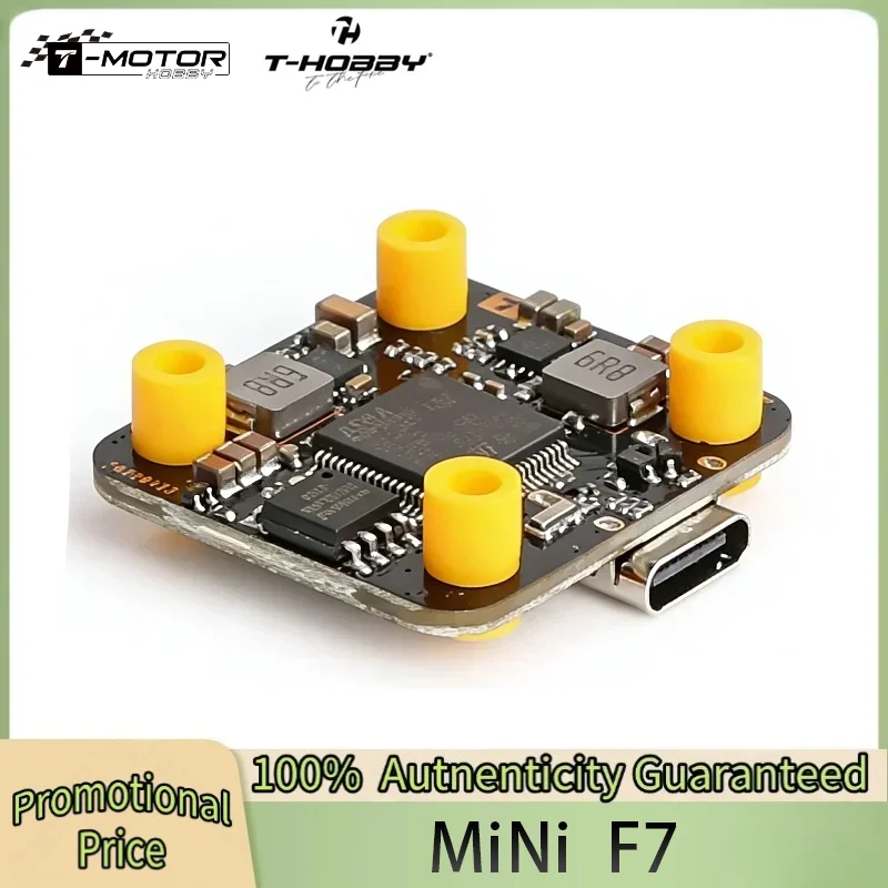 T-Motor T-Hobby Mini F7 Flight Controller STM32 F722 BMI270 3 6S OSD 20x20mm for F45A Mini 4 in1 ESC RC FPV Drone