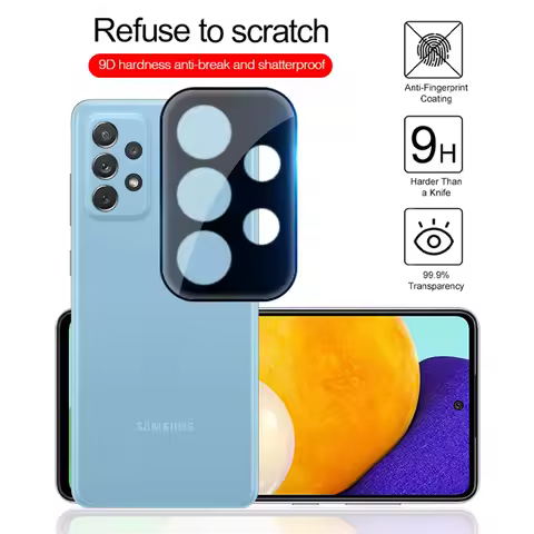 3PCS Camera Glass Protectors For Samsung Galaxy A36 5G A26 A35 A33 A32 A25 A24 A23 A22 A21S Lens Protective Back Lens Film