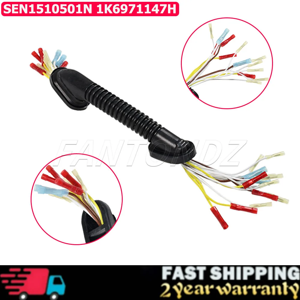 

Для VW Golf MK5 A5 крышка багажника, левый жгут проводов 1K6971147H, комплект для ремонта жгута проводов левой двери багажника 1K6971147