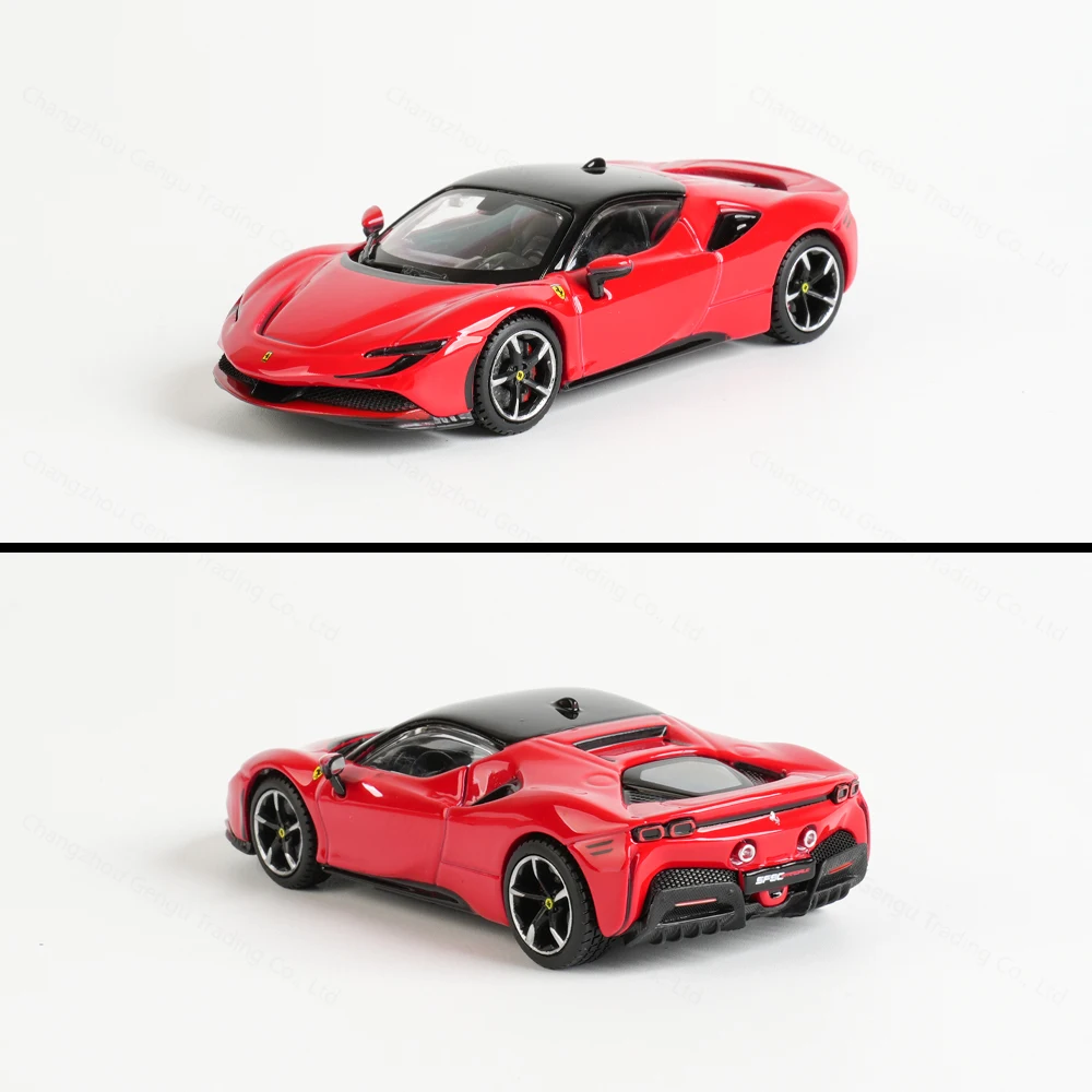 Bburago 1:43 Ferrari SF90 Stradale Static Die Cast veicoli modello da collezione giocattoli per auto