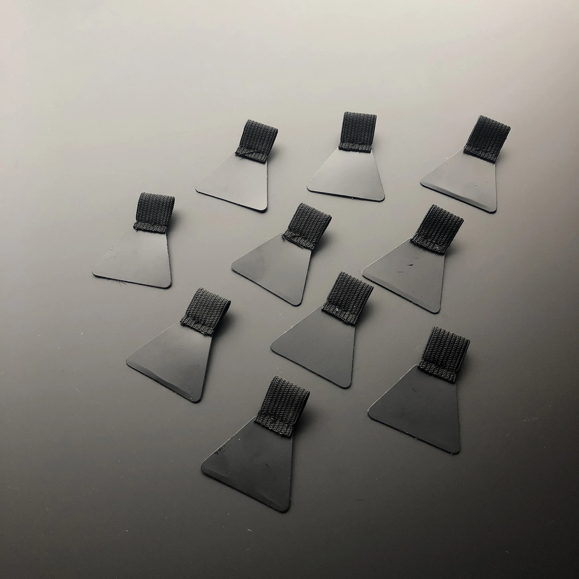 10er-Pack elastische Stiftschlaufenhalter, selbstklebender PU-Leder-Clip-Bleistift für Notizbücher, Tagebücher, Planer – Detail 10
