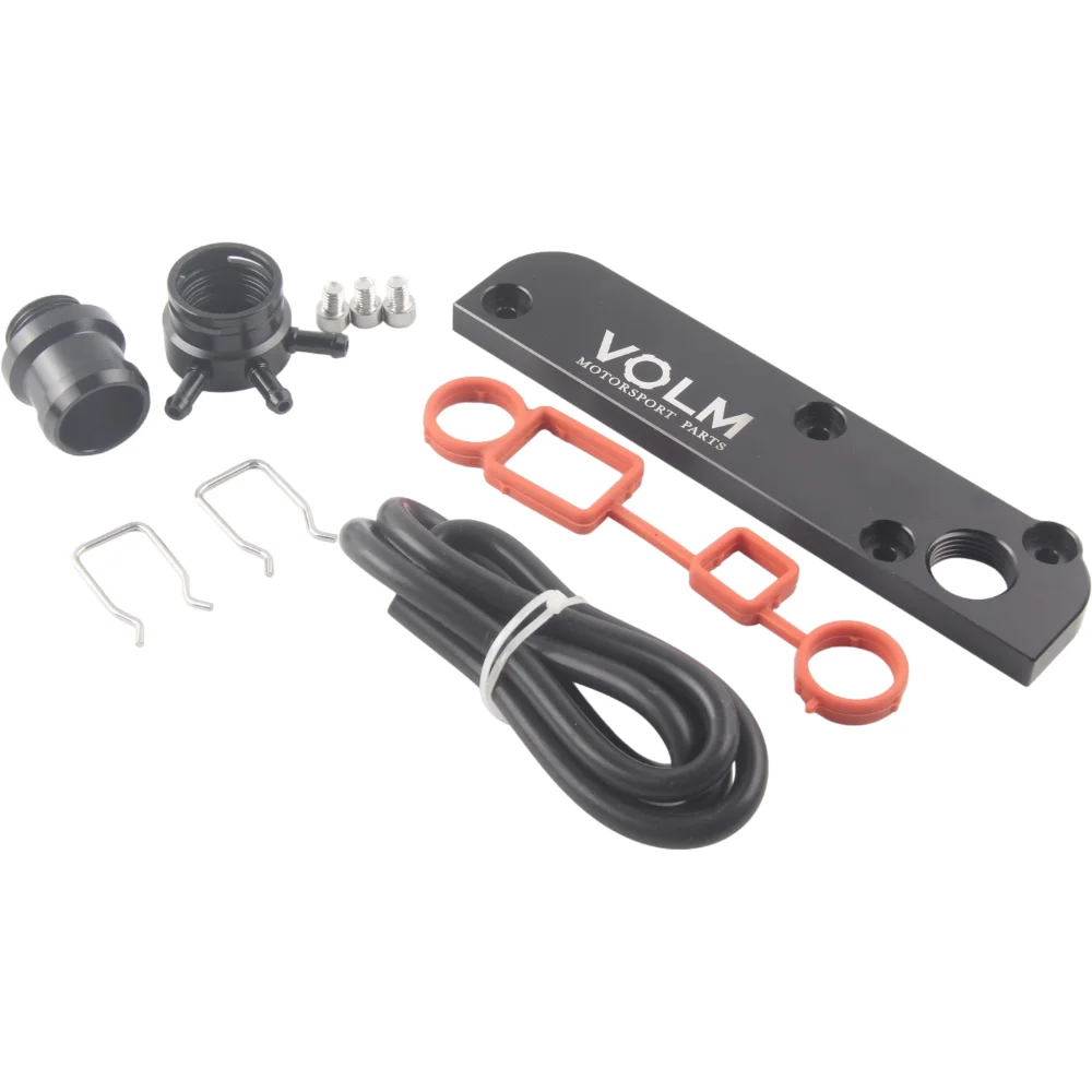 PCV Delete Solution Kit w/ Boost Cap for MK5 Golf GTi S3 Leon Cupra  With VOLM Logo