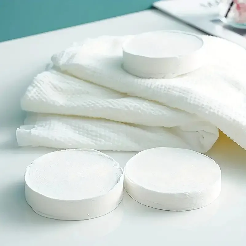 10/20PCS Disposable White Compressed Bath Towel Business Trips Travel Outdoor Camping Hotels Portable Compressed Bath Towel