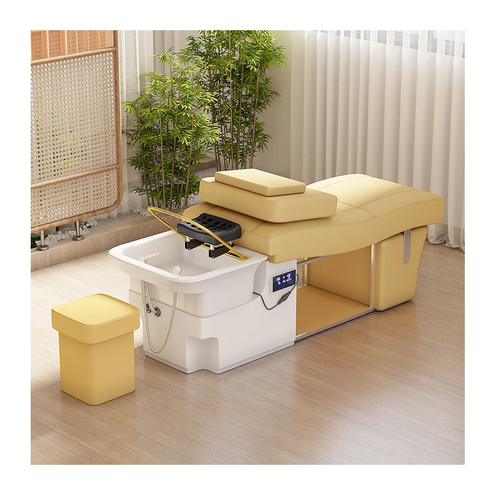 Simple Intelligent Water Circulation Shampoo Bed Beauty Ear Spa Massage Bed Barbershop Hair