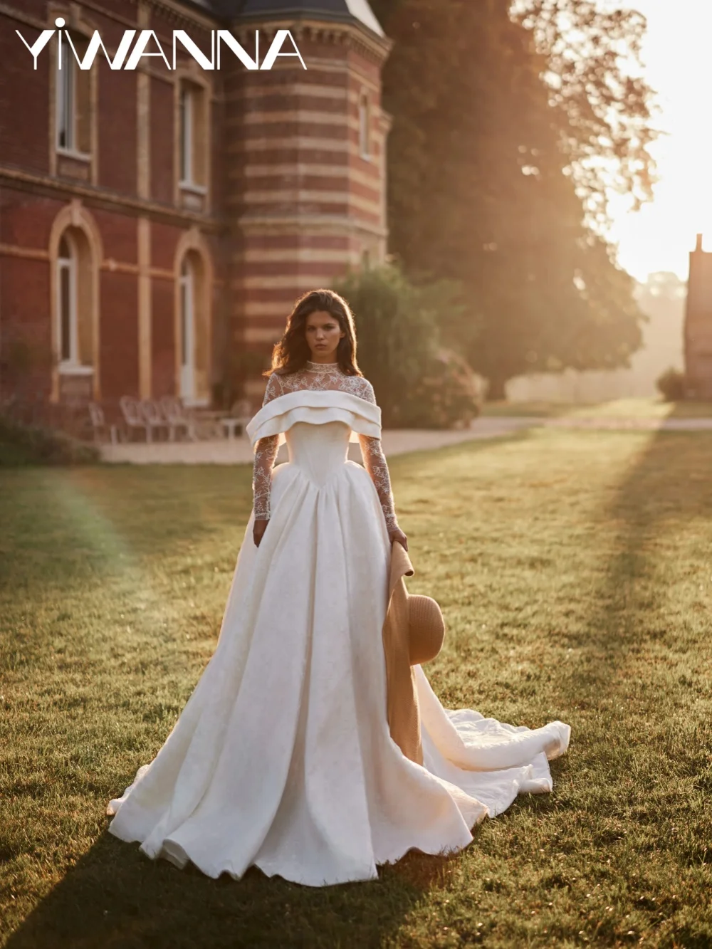 

Two Pieces A-line Beaded Lace Wedding Dress Dreamy Off Shoulder Bridal Gown 2026 New Customized Elegant Dresses For Bride