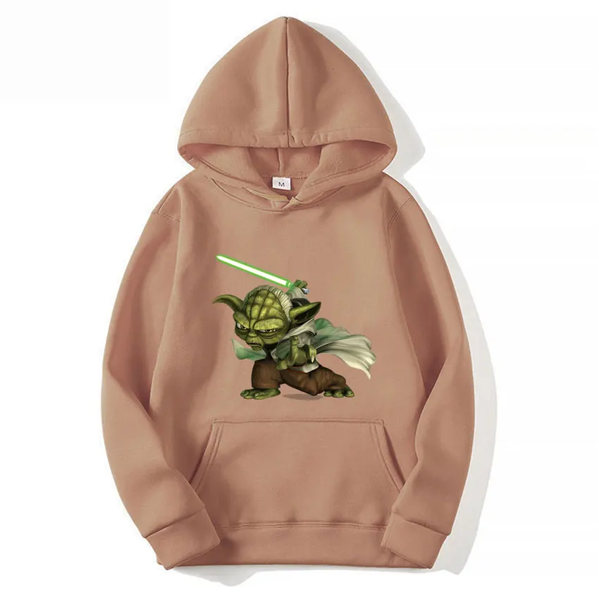 The Mandalorian Master Yoda Men Hoodie Spring Autumn 2024 Casual Women Sweatshirt Fashion Couple Oversized Clothes Pullover Tops