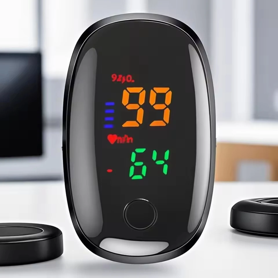 TFT Fingertip Pulse Oximeter | Portable Finger Clip Blood Oxygen & SpO2 Saturation Monitor