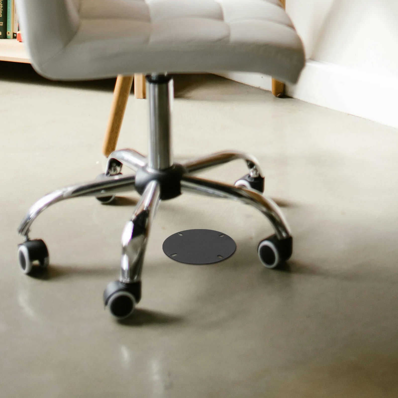 قاعدة كرسي دوارة بديلة لوح فولاذي عالي التحمل لكراسي المكتب قاعدة أثاث لوحة دوارة عالمية #6