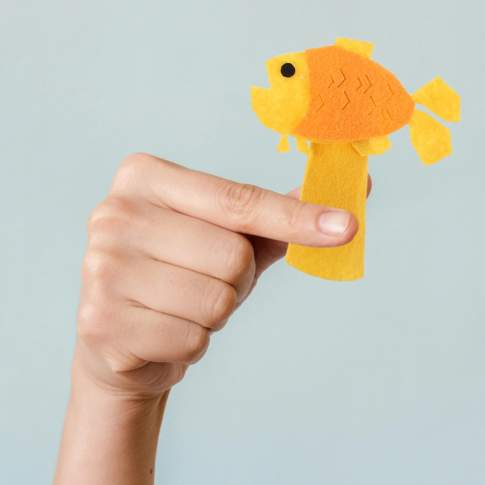Marionnettes à main en feutre d'animaux de dessin animé, ensemble de marionnettes à doigt souples pour enfants, jeu de rôle de conte et apprentissage de la famille, 9 pièces