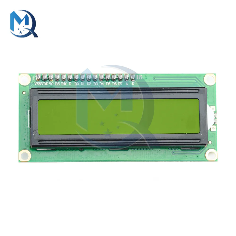 1602 Lcd-scherm Module LCD1602 Display Blauw/Geel 5V I2C Interface Adapter Board Met Backlight Scherm Module Voor arduino