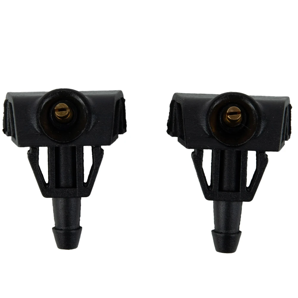 Windshield Washer Nozzles 2pcs/set Auto Accessories Black New Plastic Metal Car Windscreen Wiper For Nissan TIIDA