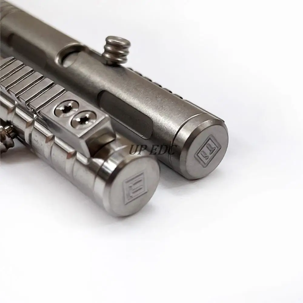 Titanium Mini EDC Bolt Pen Tactical Signature Pen Titanium Ballpoint Pen Portable Stationery Gift