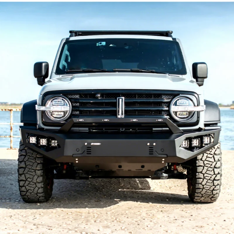 Heavy Duty SNDN Aluminum Steel Front And Rear Off Road Bumper Auto Body Part