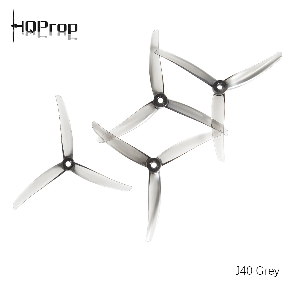 4PCS/20PCS/40PCS  HQ Juicy Prop J40 5.1X4X3 Grey CW CCW Poly Carbonate 5.1 inch Propeller  For FPV RC Racing Drone Spare Parts