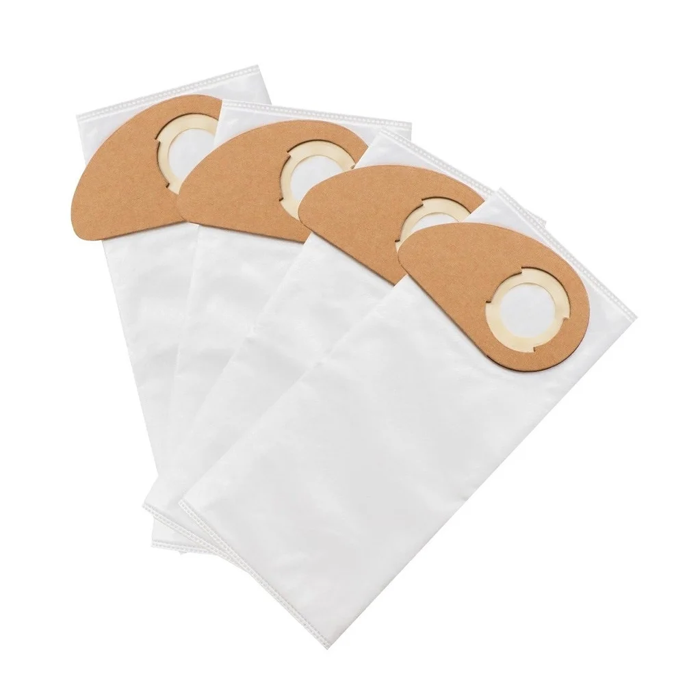 Dust Bags Compatible with For nilfisk For buddy II 12/18 For prof Vacuum Cleaners White Nonwoven Material 10 pcs