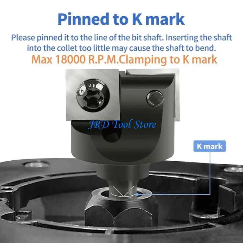 

A2UD 2Flute T Type Cutter Spoilboard Router Bit for Precise Slotting in Laminates Composite Boards Optimized Chip