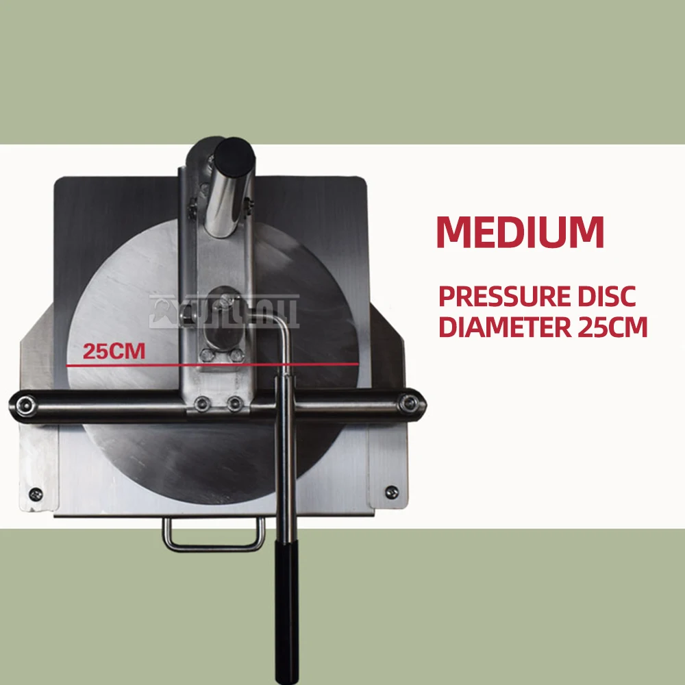 Хорошее качество 25 см коммерческий ручной пресс для теста из нержавеющей стали ручной пресс для теста