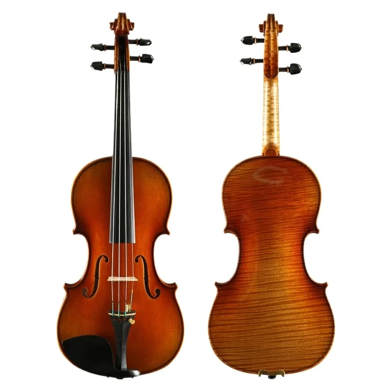 Stradivariu 1716 Violin Professional Grade Adult Solo Playing Fully Handmade Italian Origin Premium European Material