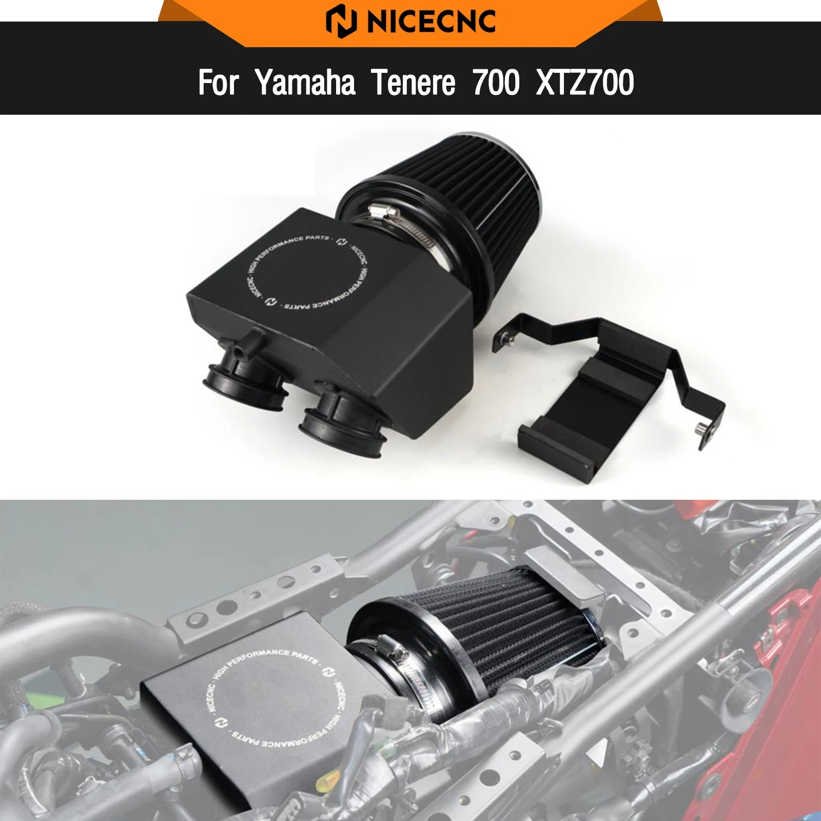 For Yamaha Tenere 700 T700 XTZ700 2022-2024 Air Cleaner Filter Box Case Assembly Tenere700 Rally Edition 2022-2024 TENERE700 T7