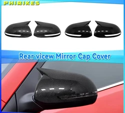 For KIA K2 2011-2016 RIO 3 2011-2017 Car Sticker Rearview Side Mirror Cover Wing Caps Exterior Door Rear View Case Trim