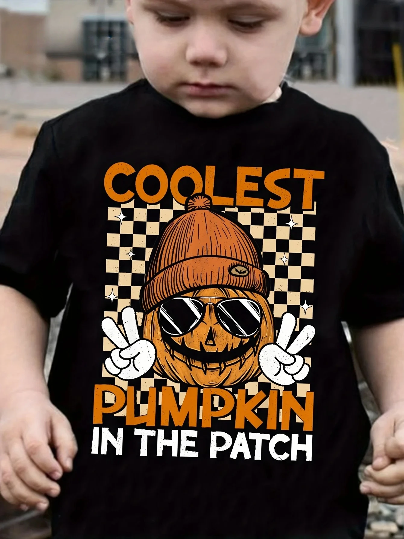 Klassisches Retro-Halloween-T-Shirt aus 100% Baumwolle für Kinder Aller Altersgruppen - Perfektes Halloween-Geschenk für Jungen und Mädchen im Sommer – Detail 4
