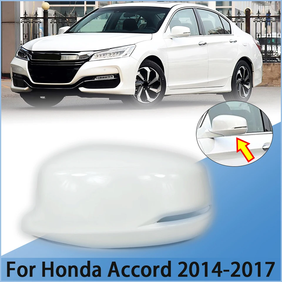 

Car Accessories Rearview Mirror Cover Cap With Lamp Type For Honda Accord 9th 2014 2015 2016 2017 Door OutSide Housing Shell Lid