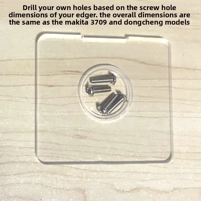 3709 Engraving Machine Trimming Accessories,Stainless Steel Profiling Sleeve,Bakelite Milling Sample Gauge Baseplate Guide Plate