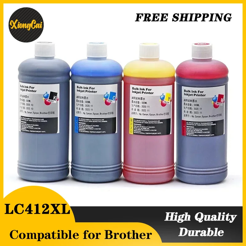 

1000ml/pc Pingment Ink For Brother LC421xl For Brother DCP-J1050DW DCP-J1140DW DCP-J1800DW MFC-J1010DW Printers