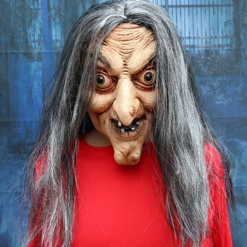 Nuova vendita calda Halloween Horror Mask Party Makeup Dance Cosplay Gory Fun Horror Unisex Full Face copricapo in lattice per adulti